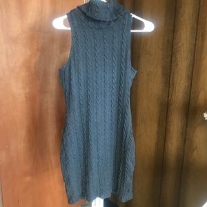 Fashion Nova Cowl Neck Sleeveless Sweater Dress